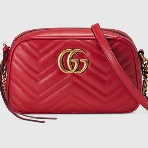 GG Marmont small matelassè shoulder bag